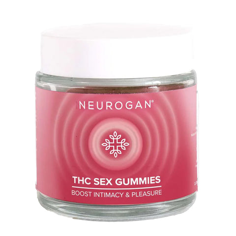 A bottle of Neurogan THC Gummies for Sex
