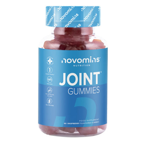Jar of Novomins Joint Gummies