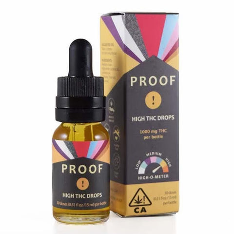 Bottle of Proof High Potency THC Tincture