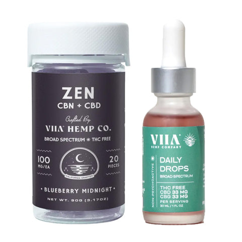 VIIA Hemp CBD Gummies and Oil