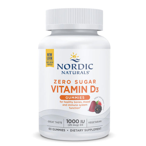 Bottle of Vitamin D Gummies by Nordic