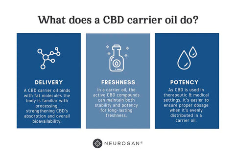 What does a CBD carrier oil do?