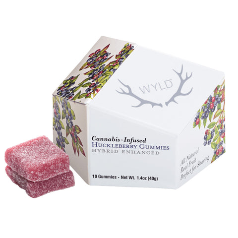 Box of Wyld Raspberry Sativa Gummies