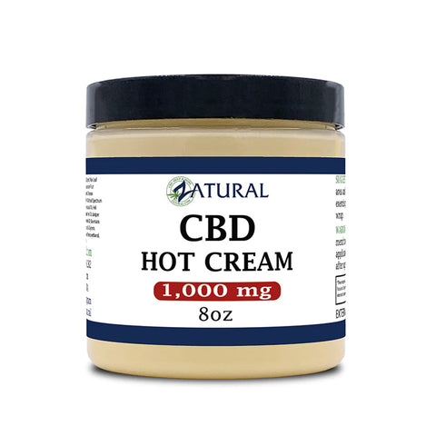 Jar of Zatural CBD Hot Cream