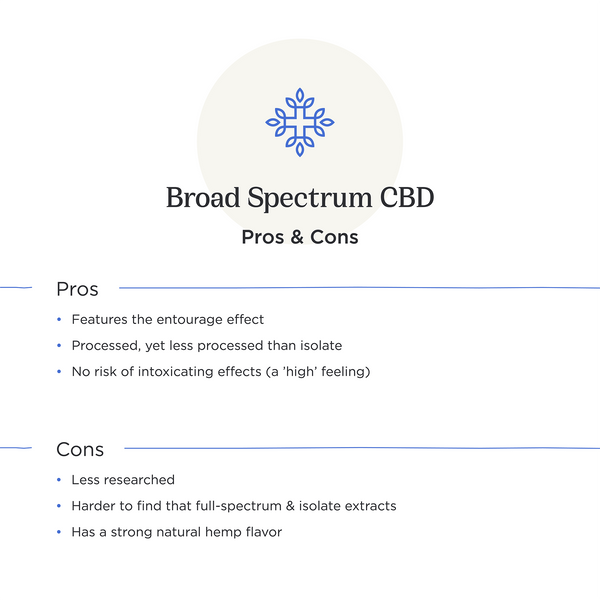 broad spectrum cbd benefits infographic