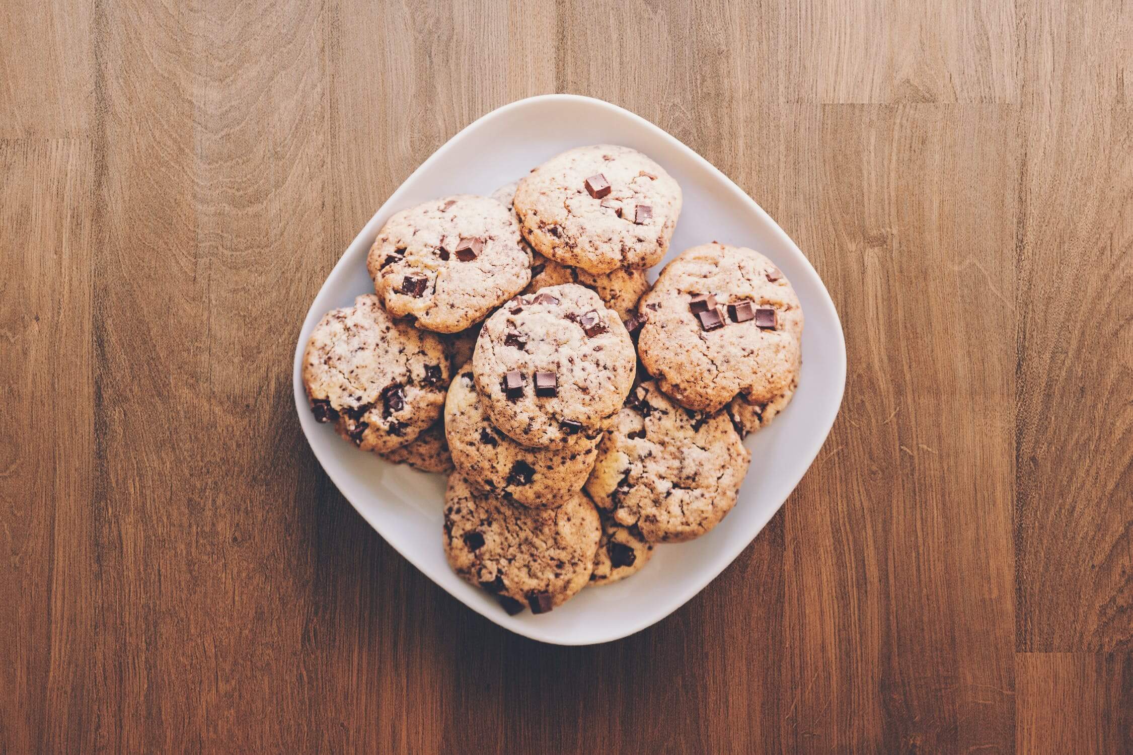 CBD Infused Vegan Tahini Chocolate Chip Cookies By The Peachy Prodigy