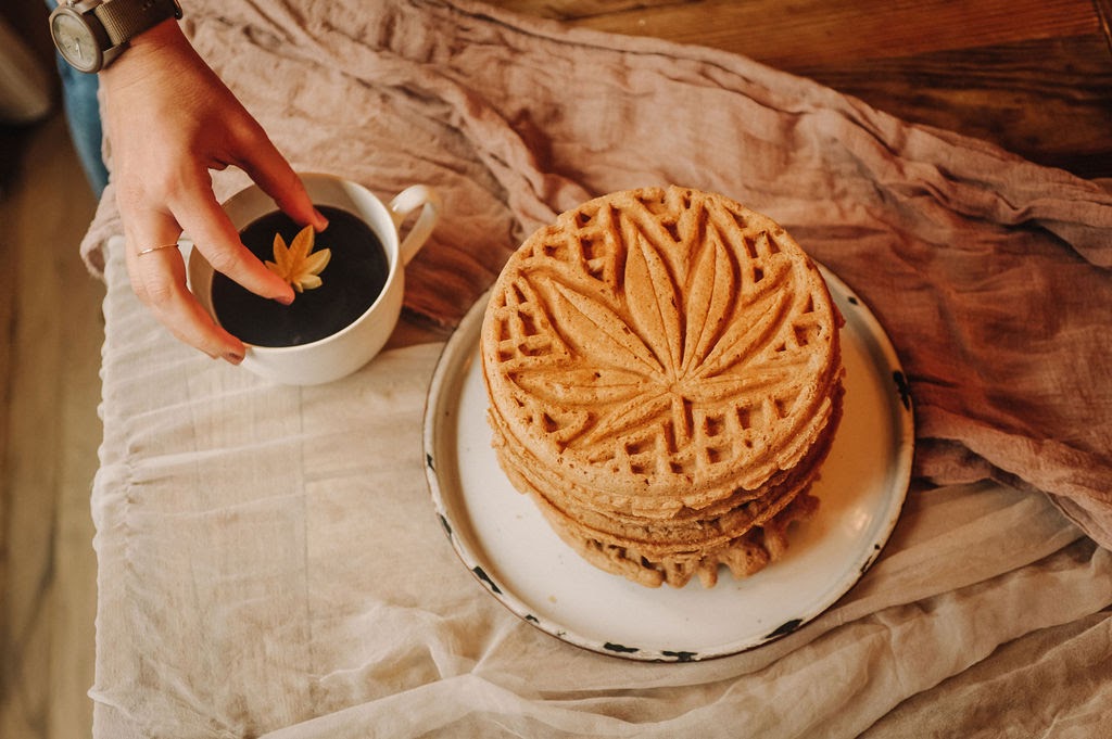 vegan cbd waffles