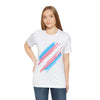 Transgender Pride Abstract Diagonal Shape T-Shirt