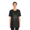 Aromantic Pride Minimalist Floral Triangle T-Shirt