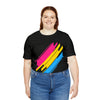 Pansexual Pride Abstract Diagonal Shape T-Shirt