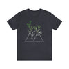Aromantic Pride Minimalist Floral Triangle T-Shirt