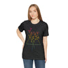 Pansexual Pride Minimalist Floral Triangle T-Shirt
