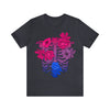 Bisexual Pride Floral Ribcage T-Shirt