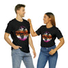 Lesbian Pride Abstract Mountain T-Shirt