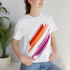 Lesbian Pride Abstract Diagonal Shape T-Shirt