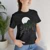 Aromantic Pride Mountain Moon Landscape T-Shirt