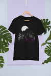 Asexual Pride Mountain Moon Landscape T-Shirt