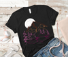 Lesbian Pride Mountain Moon Landscape T-Shirt