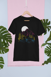 Pansexual Pride Mountain Moon Landscape T-Shirt