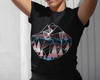 Transgender Pride Abstract Mountain T-Shirt