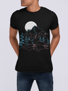 Transgender Pride Mountain Moon Landscape T-Shirt