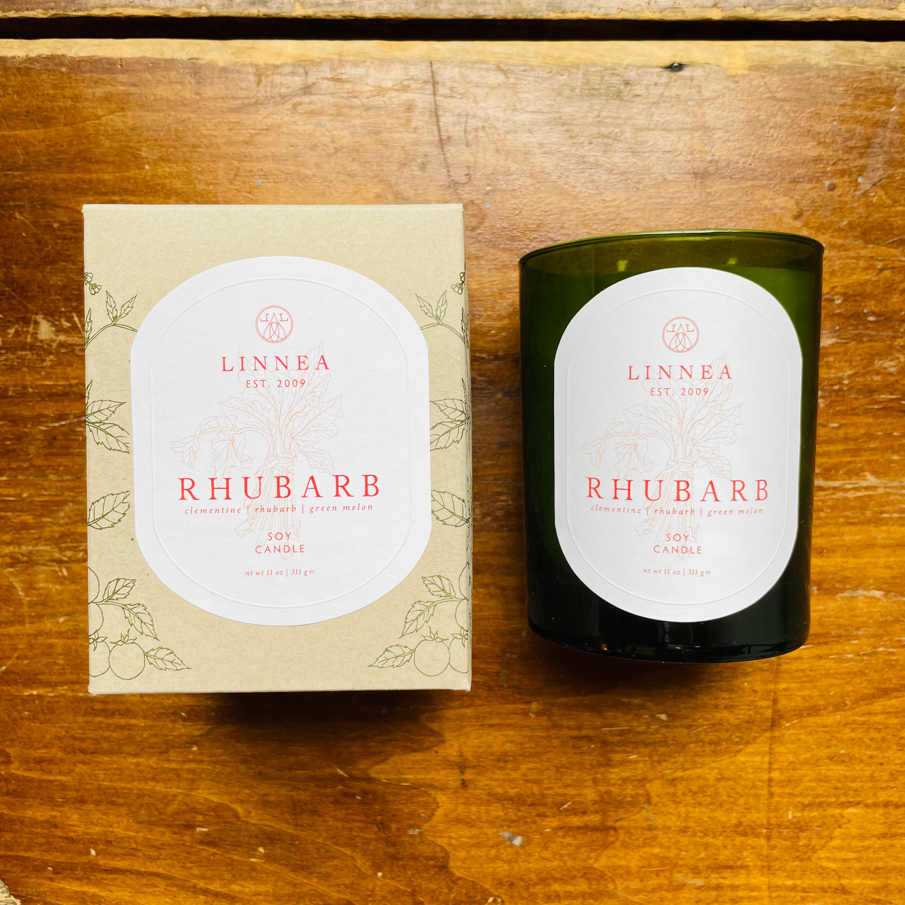 Rhubarb Candle