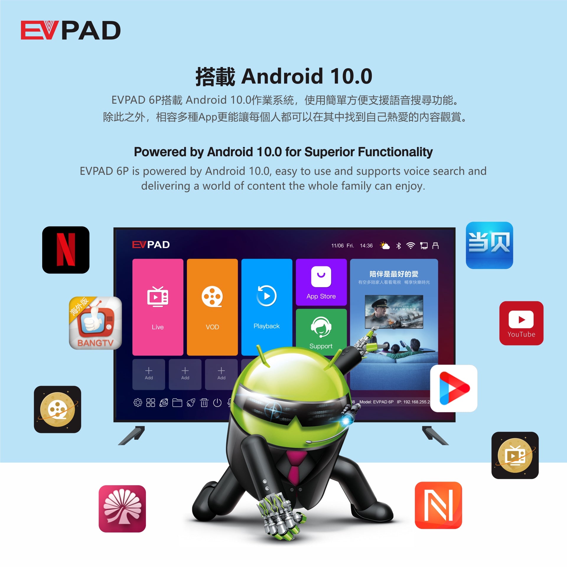 易播EVPAD 6P 网络電視盒- 2021最新款旗艦電視盒– evpadhk