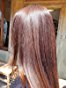 Bahar with newly coloured hair with ONC Natural Colors 4RR Red Love hair color dye