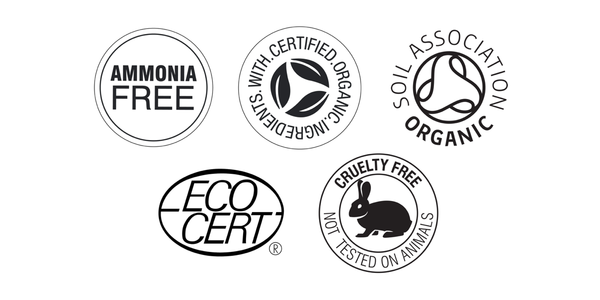 ONC Certified Organic Ingredients Badges