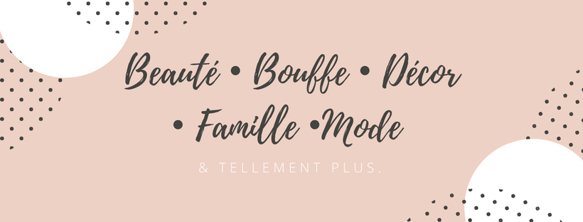 Dentelle & Paillettes: Beauté, Bouffe, Décor, Famille, Mode & Tellement Plus Blog Logo