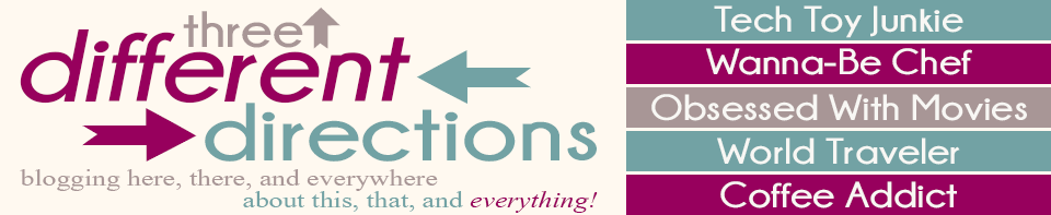 Three Different Directions Blog Logo