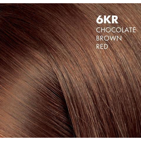 6kr Chocolate Brown Red Hair Dye With Organic Ingredients 120 Ml 4 Fl Oz