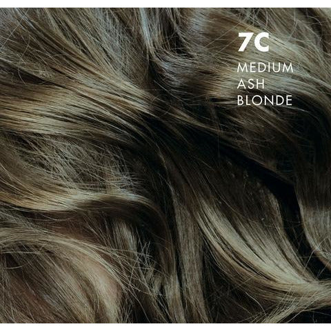 7c Medium Ash Blonde Hair Dye With Organic Ingredients 120 Ml 4 Fl Oz