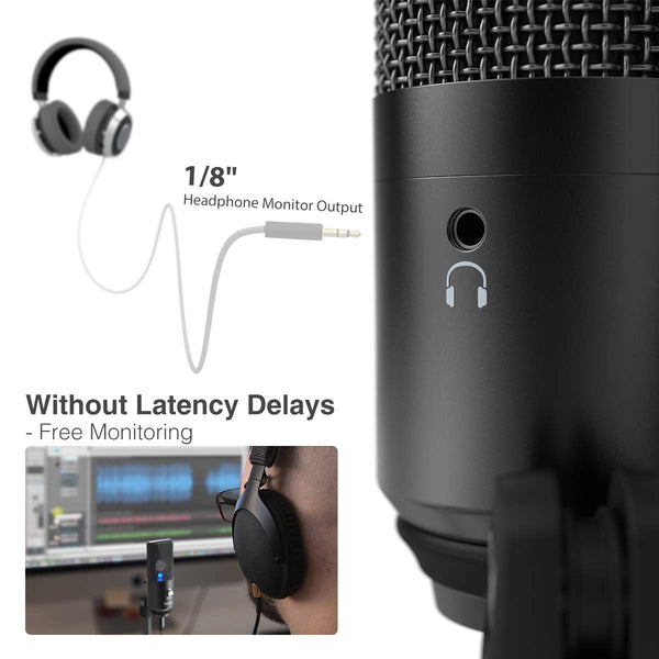 Buy Fifine Rubber Gaming Usb Microphone Condenser Mic Online at Best Prices  in India - JioMart.