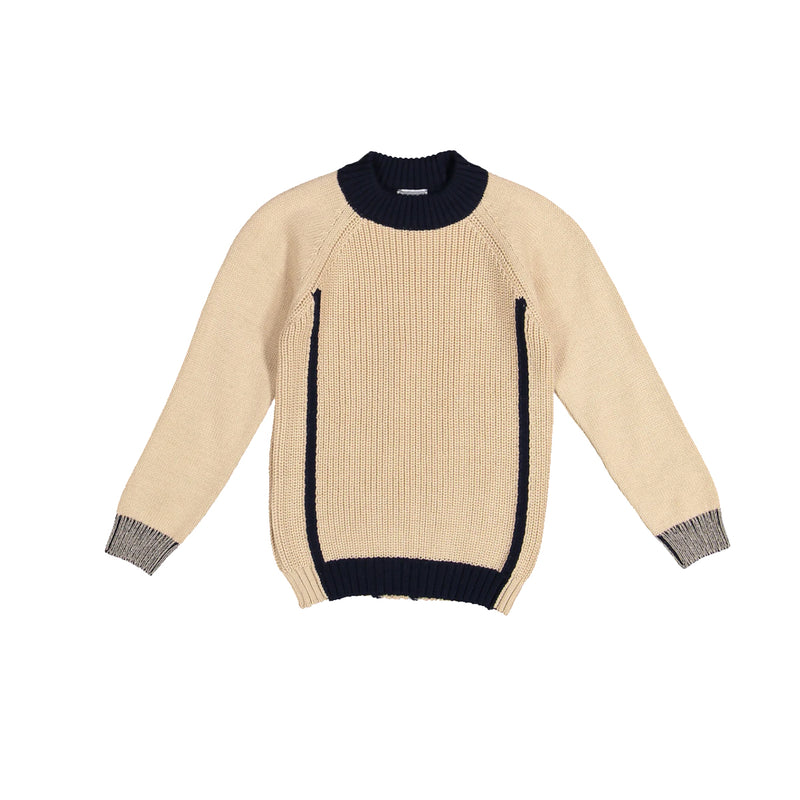 Navy Marled Sweater № 14