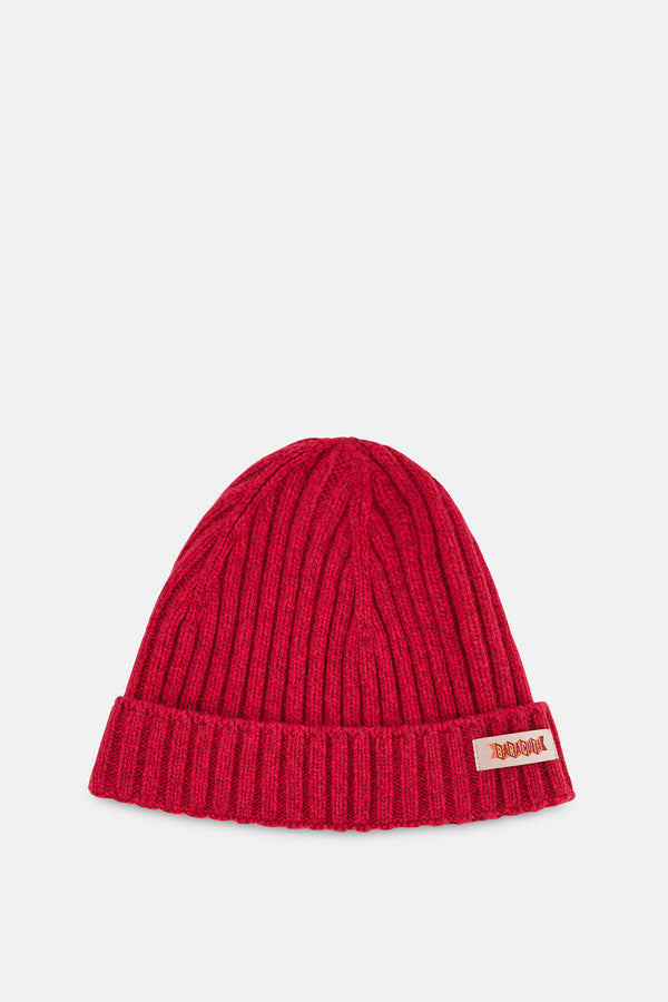 Melange Beanie Navy Melange | Baracuta