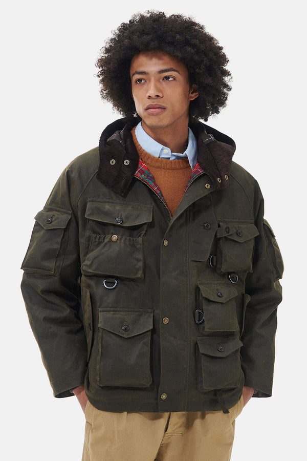 Barbour Clayton Wax Black | Baracuta