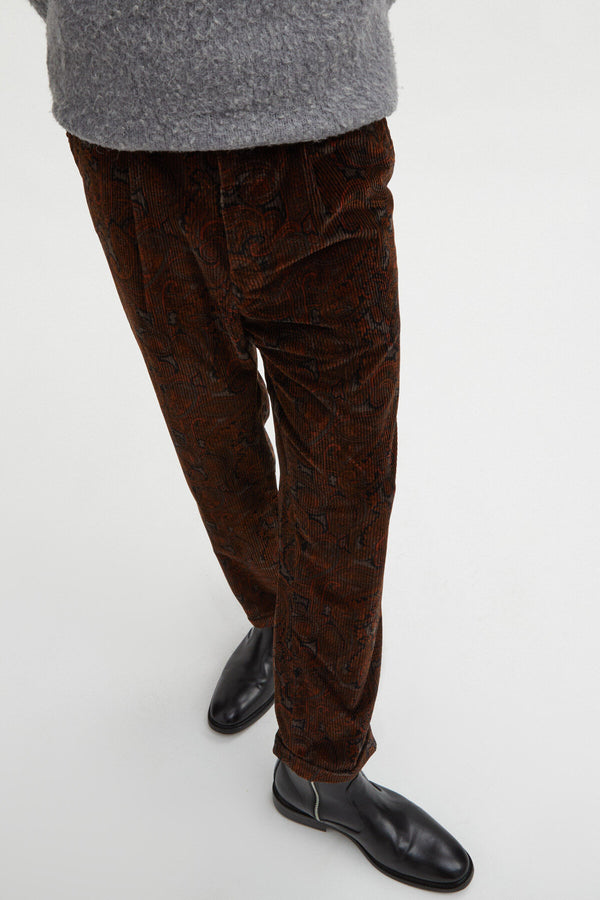 Patterned Corduroy Trousers Blackwatch | Baracuta