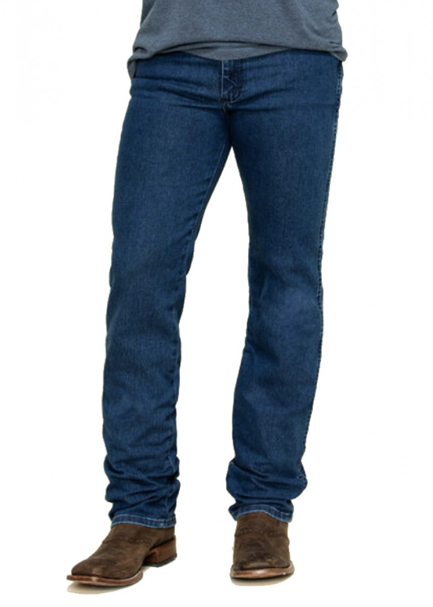 Wrangler Men's Slim Fit High-Rise Cowboy Cut Active Flex Jeans at