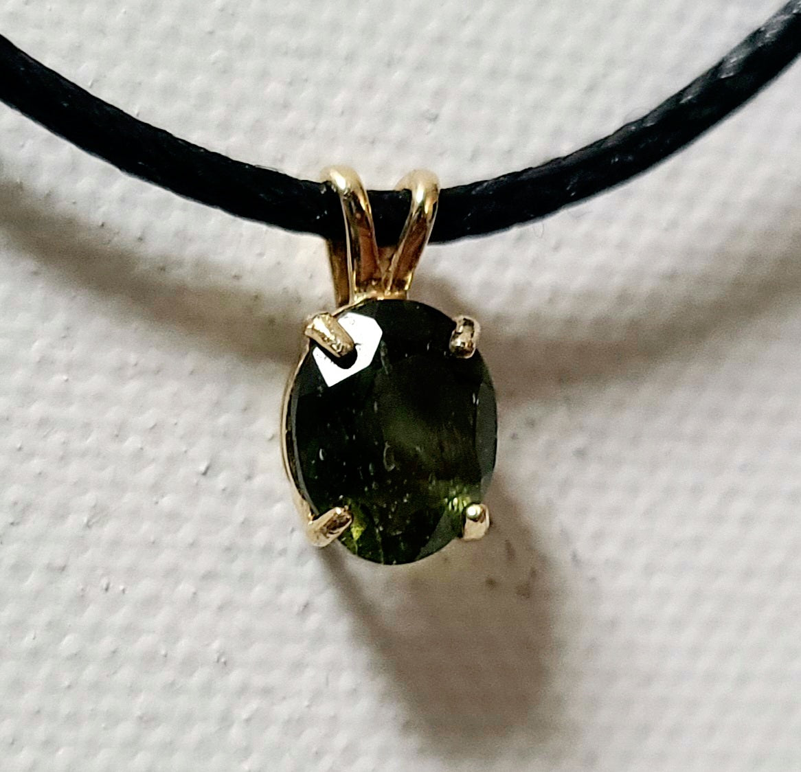 genuine moldavite pendant