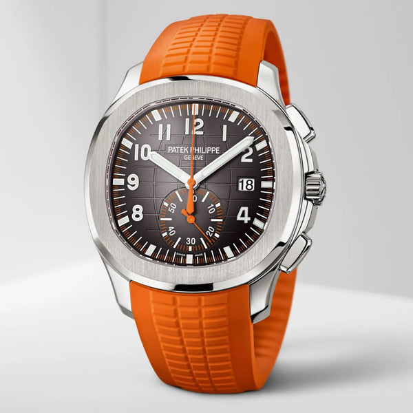 Patek Phillipe orange chronograph watch