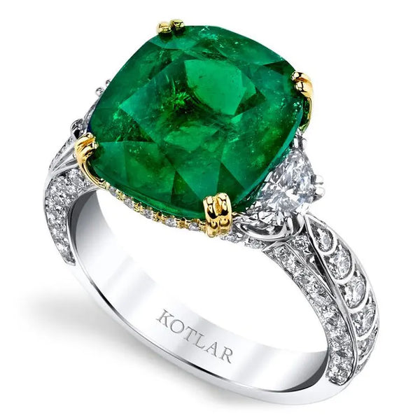Harry Kotlar green gemstone ring