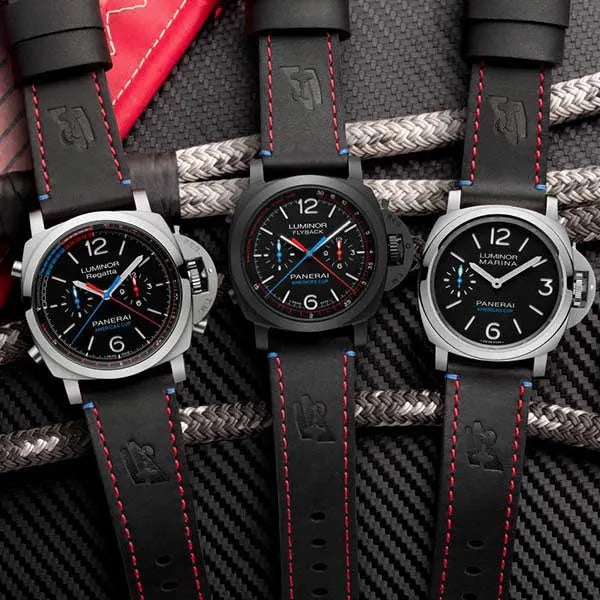 Three mens' marina watches