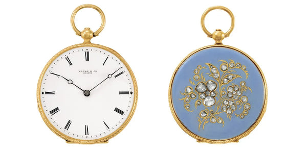 Patek pocketwatches blue and white