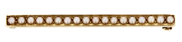 Pearl bar pin