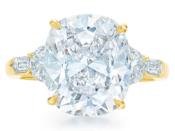 Harry Kotlar cushion cut diamond ring