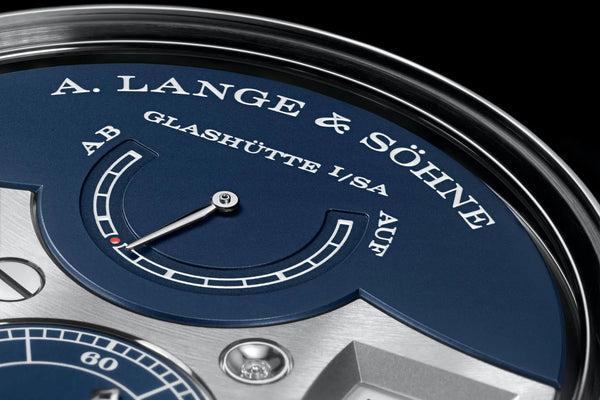 Lange and Sohne blue mens watch