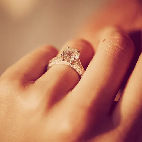 Diamond engagement ring