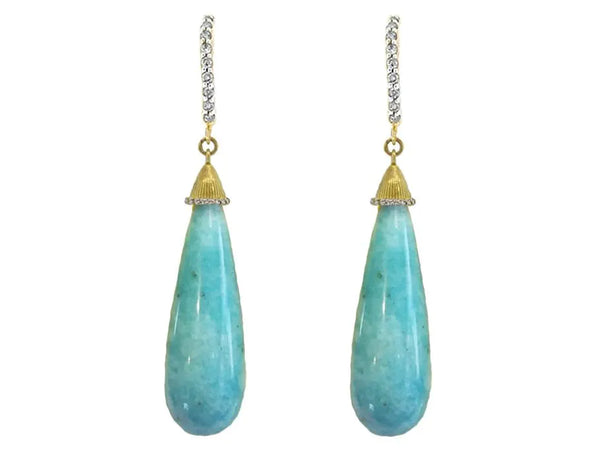 turquoise drop earrings