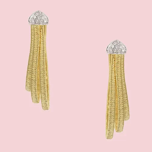 Marco Bicego gold dangle earrings